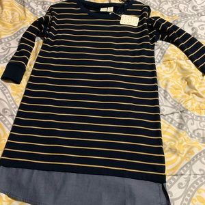 Sweater tee shirt dress